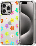 Case for Iphone 13 Pro, [Buffertech 6.6Ft Military-Grade Drop Protection] [Anti Peel off Tech] Clear TPU Bumper Phone Case Cover Design - Colorful Paw