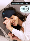 3D Sleep Mask Bluetooth Wireless Music Eye Mask, Sleeping Headphones for Side Sleepers Sleep Mask with Bluetooth Headphones Ultra-Thin Stereo Speakers Perfect for Sleeping