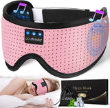 3D Sleep Mask Bluetooth Wireless Music Eye Mask, Sleeping Headphones for Side Sleepers Sleep Mask with Bluetooth Headphones Ultra-Thin Stereo Speakers Perfect for Sleeping