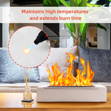 Ceramic Wool Wick for ROZATO, , Danya B, Flammtal, KIZZBY, ROUNDFIRE, to Extend Burning Time, Table Top Firepit Sponge Cotton Core for Bioethanol Rubbing Alcohol Fireplaces