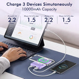  Magnetic Portable Charger with USB-C Cable 3 Power Output Ports LED Display 22.5W PD Fast Charging Magnetic Battery Pack Only for Iphone 15/14/13/12/Mini/Pro Max