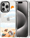 Case for Iphone 13 Pro, [Buffertech 6.6Ft Military-Grade Drop Protection] [Anti Peel off Tech] Clear TPU Bumper Phone Case Cover Design - Colorful Paw