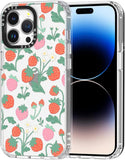 Case for Iphone 13 Pro, [Buffertech 6.6Ft Military-Grade Drop Protection] [Anti Peel off Tech] Clear TPU Bumper Phone Case Cover Design - Colorful Paw