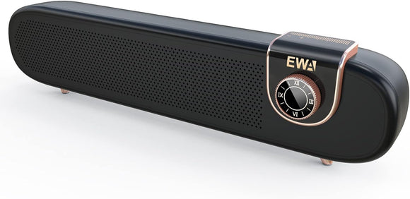 Portable Wireless Speaker Soundbar with 12 Hour Playtime, for Travel, Home Outdoor Party, BBQ (Black)