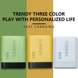 TOBRBE 3 in 1 Gan Charger, Retractable 80W MAX Fast Charger Block with Type-C Cable & 2 USB Ports, Portable Adapter Iphone Smartphone Electronic, Yellow, Cellphone, Folding Charging