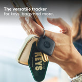 1-Pack. Black. Bluetooth Tracker, Keys Finder and Item Locator for Keys, Bags and More; up to 250 Ft. Range. Water-Resistant. Phone Finder. Ios and Android Compatible.