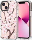 Case for Iphone 13 Pro, [Buffertech 6.6Ft Military-Grade Drop Protection] [Anti Peel off Tech] Clear TPU Bumper Phone Case Cover Design - Colorful Paw