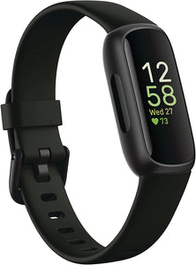 Health &-Fitness-Tracker with Stress Management, Workout Intensity, Sleep Tracking, 24/7 Heart Rate and More, Midnight Zen/Black One Size (S & L Bands Included)