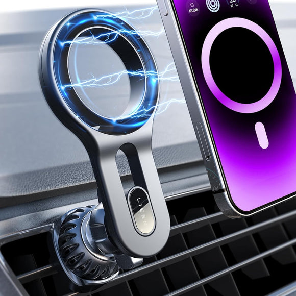 Ultra Magnetic Long Arm 2024 New Car Phone Holder Vent, Car Accessories Fit for Iphone 15 Pro plus Max 14 13 12 Mini Men Women