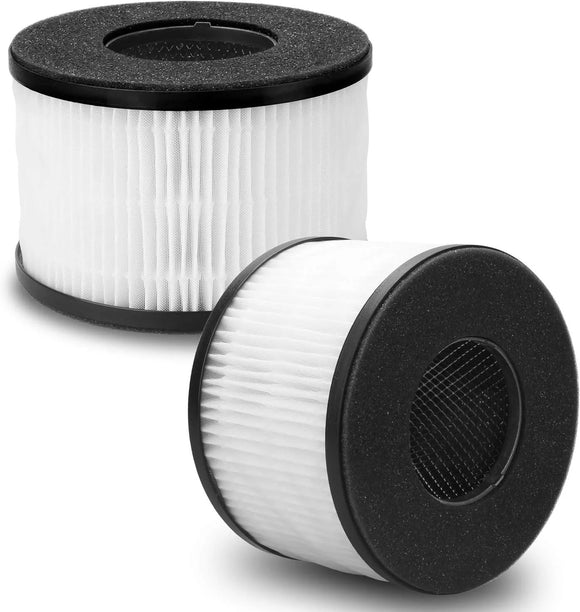 2 Pack H13 True HEPA Replacement Filter for 5-Stage Filtration System, Pre-Filter, HEPA Filter, Activated Filter, Filter for Air Purifier, Especially for Pets Hair