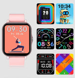 Tracker Watch for Android/Ios - IP68, Heart Rate/Blood Oxygen/Sleep Monitoring, 8 Sports Modes, Breath Training, Weather Updates - 1.69-Inch Display for Men and Women (Rose Gold)
