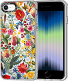 Case for Iphone 13 Pro, [Buffertech 6.6Ft Military-Grade Drop Protection] [Anti Peel off Tech] Clear TPU Bumper Phone Case Cover Design - Colorful Paw