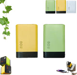 3 in 1 Charger, Scalable 80W Max Fast Charger Module with Type-C Cable and 2 USB Ports, Retractable Phone Charger, for Iphone, Phone and Laptops (Yellow 2Pcs)
