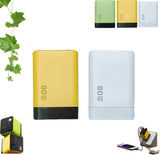 3 in 1 Charger, Scalable 80W Max Fast Charger Module with Type-C Cable and 2 USB Ports, Retractable Phone Charger, for Iphone, Phone and Laptops (Yellow 2Pcs)