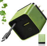 3 in 1 Charger, Scalable 80W Max Fast Charger Module with Type-C Cable and 2 USB Ports, Retractable Phone Charger, for Iphone, Phone and Laptops (Yellow 2Pcs)