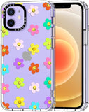 Case for Iphone 13 Pro, [Buffertech 6.6Ft Military-Grade Drop Protection] [Anti Peel off Tech] Clear TPU Bumper Phone Case Cover Design - Colorful Paw