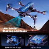 Professional Drone Featuring 8K Camera, 3-Axis Gimbal, 4K/30FPS Video, 1/2 CMOS Sensor, 80 Minutes Flight Time with Dual Batteries, 6KM Video Transmission Quadcopter