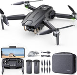 4K Camera Lightweight, Foldable Quadcopter with 60 Minutes Flight Time, Dual Batteries, 5GHz Transmission, GPS Auto Return, and Brushless Motor for Beginners and Adults