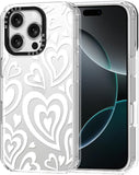 Case for Iphone 13 Pro, [Buffertech 6.6Ft Military-Grade Drop Protection] [Anti Peel off Tech] Clear TPU Bumper Phone Case Cover Design - Colorful Paw