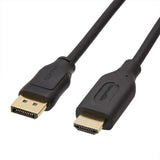  HDMI Display Cable, Uni-Directional, 4K@30Hz, 1920X1200, 1080P, Gold-Plated Plugs, 6 Foot - Pack of 10