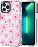 Case for Iphone 13 Pro, [Buffertech 6.6Ft Military-Grade Drop Protection] [Anti Peel off Tech] Clear TPU Bumper Phone Case Cover Design - Colorful Paw