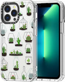 Case for Iphone 13 Pro, [Buffertech 6.6Ft Military-Grade Drop Protection] [Anti Peel off Tech] Clear TPU Bumper Phone Case Cover Design - Colorful Paw