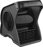 12” Pivoting High Velocity Blower Fans, 3 Speeds, 2 Accessory Outlets 120V, Black, U12104