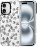 Case for Iphone 13 Pro, [Buffertech 6.6Ft Military-Grade Drop Protection] [Anti Peel off Tech] Clear TPU Bumper Phone Case Cover Design - Colorful Paw