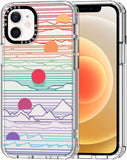 Case for Iphone 13 Pro, [Buffertech 6.6Ft Military-Grade Drop Protection] [Anti Peel off Tech] Clear TPU Bumper Phone Case Cover Design - Colorful Paw