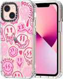 Case for Iphone 13 Pro, [Buffertech 6.6Ft Military-Grade Drop Protection] [Anti Peel off Tech] Clear TPU Bumper Phone Case Cover Design - Colorful Paw