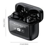 Wireless Earbuds with Multifunctional color Screen, Touch Screen Noise cancellation Bluetooth Earphones V5.4 Full-Color Display earphone with Double Mic Audio