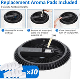 MK06 MK01 True HEPA Replacement Filter for AROEVE MK01 MK06 and Kloudi DH-JH01, Standard Version, Pack of 3
