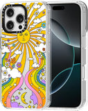 Case for Iphone 13 Pro, [Buffertech 6.6Ft Military-Grade Drop Protection] [Anti Peel off Tech] Clear TPU Bumper Phone Case Cover Design - Colorful Paw