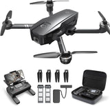 GPS Drone with Camera for Adults 4K UHD, FAA Remote ID Compliant, 52 Minutes Flight Time, Foldable Quadcopter with Brushless Motor, Auto Return Home, Follow Me, Long Control Range