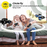 Mini Drone Nano Quadcopter Indoor Small Helicopter Plane with Auto Hovering, 3D Flips, Headless Mode and 3 Batteries, Great Gift Toy for Boys and Girls, Blue