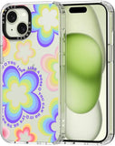 Case for Iphone 13 Pro, [Buffertech 6.6Ft Military-Grade Drop Protection] [Anti Peel off Tech] Clear TPU Bumper Phone Case Cover Design - Colorful Paw
