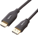  HDMI Display Cable, Uni-Directional, 4K@30Hz, 1920X1200, 1080P, Gold-Plated Plugs, 6 Foot - Pack of 10