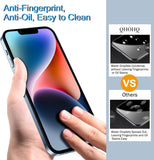 3 Pack Screen Protector for Iphone 14 / Iphone 13 [6.1 Inch] with 3 Pack Tempered Glass Camera Lens Protector, Ultra HD, 9H Hardness,Case Friendly