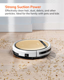 Robot Vacuum and Mop Combo, Works with 2.4G Wifi, Alexa/App/Remote Control, Automatic Self-Charging Robotic Vacuum Cleaner, for Pet Hair, Hard Floor, Low Carpet (V5S Pro Upgraded)