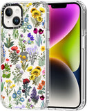 Case for Iphone 13 Pro, [Buffertech 6.6Ft Military-Grade Drop Protection] [Anti Peel off Tech] Clear TPU Bumper Phone Case Cover Design - Colorful Paw