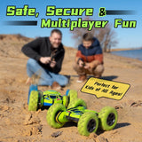 RC Stunt Car - Double-Sided 360-Degree Flip and Rotation, Green