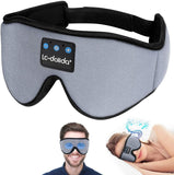 3D Sleep Mask Bluetooth Wireless Music Eye Mask, Sleeping Headphones for Side Sleepers Sleep Mask with Bluetooth Headphones Ultra-Thin Stereo Speakers Perfect for Sleeping