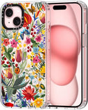Case for Iphone 13 Pro, [Buffertech 6.6Ft Military-Grade Drop Protection] [Anti Peel off Tech] Clear TPU Bumper Phone Case Cover Design - Colorful Paw