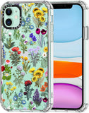 Case for Iphone 13 Pro, [Buffertech 6.6Ft Military-Grade Drop Protection] [Anti Peel off Tech] Clear TPU Bumper Phone Case Cover Design - Colorful Paw