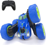 RC Stunt Car - Double-Sided 360-Degree Flip and Rotation, Green