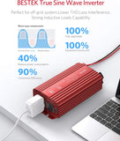 Power Inverter DC 12V to AC(2 Outlets) 110V Car Charger Plug Inverter Adapter Converter with 4.2A Dual USB Charging Ports