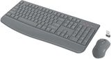 Wireless Keyboard and Mouse Combo with Comfortable Palm Rest for Windows, Mac OS Pc/Desktops/Laptops（Black）