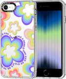Case for Iphone 13 Pro, [Buffertech 6.6Ft Military-Grade Drop Protection] [Anti Peel off Tech] Clear TPU Bumper Phone Case Cover Design - Colorful Paw