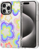 Case for Iphone 13 Pro, [Buffertech 6.6Ft Military-Grade Drop Protection] [Anti Peel off Tech] Clear TPU Bumper Phone Case Cover Design - Colorful Paw