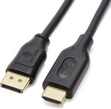  HDMI Display Cable, Uni-Directional, 4K@30Hz, 1920X1200, 1080P, Gold-Plated Plugs, 6 Foot - Pack of 10